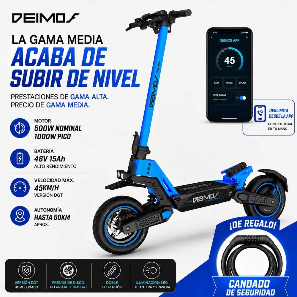 Ecoxtrem Deimos DGT – Azul eléctrico