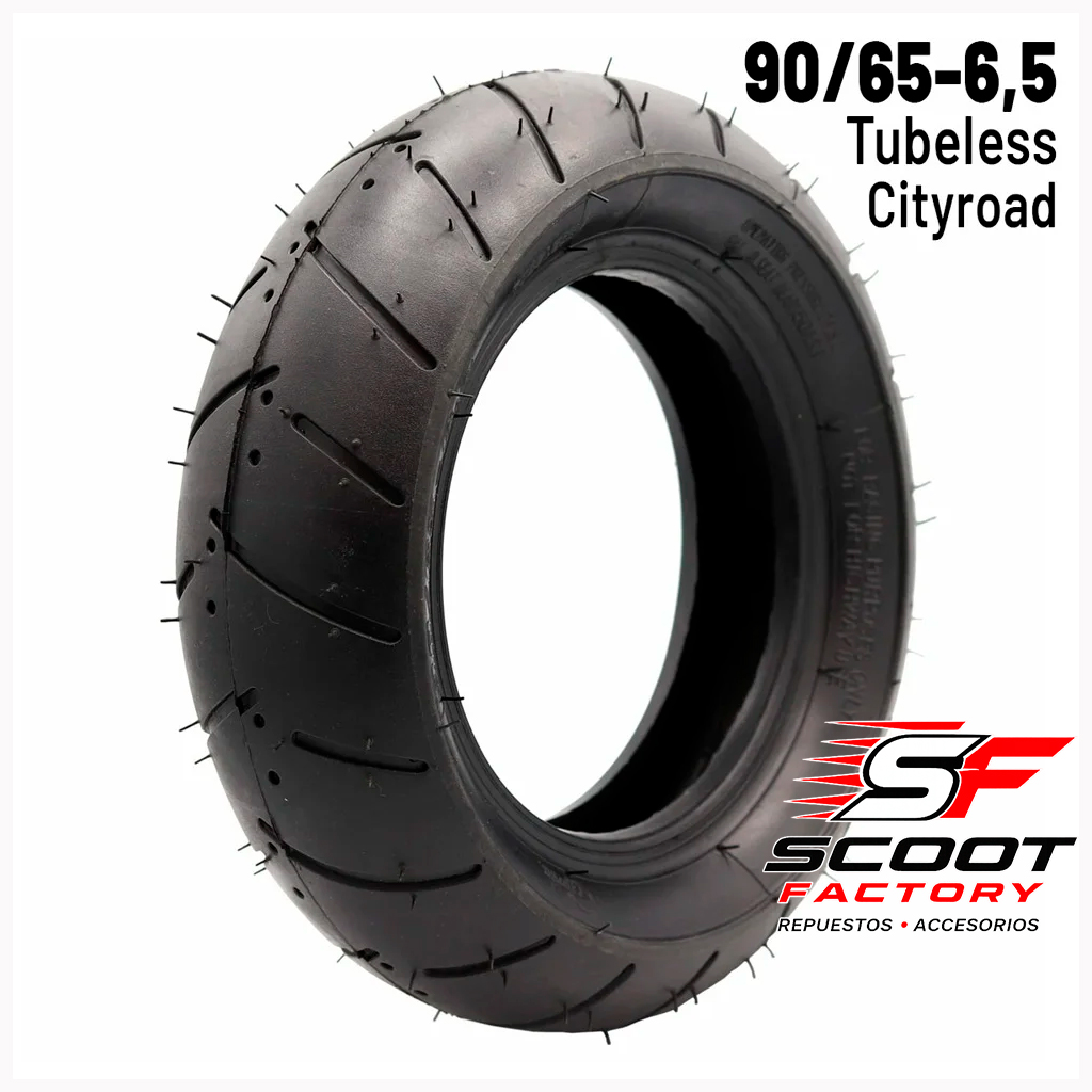 Rueda tubeless 90/65-6.5