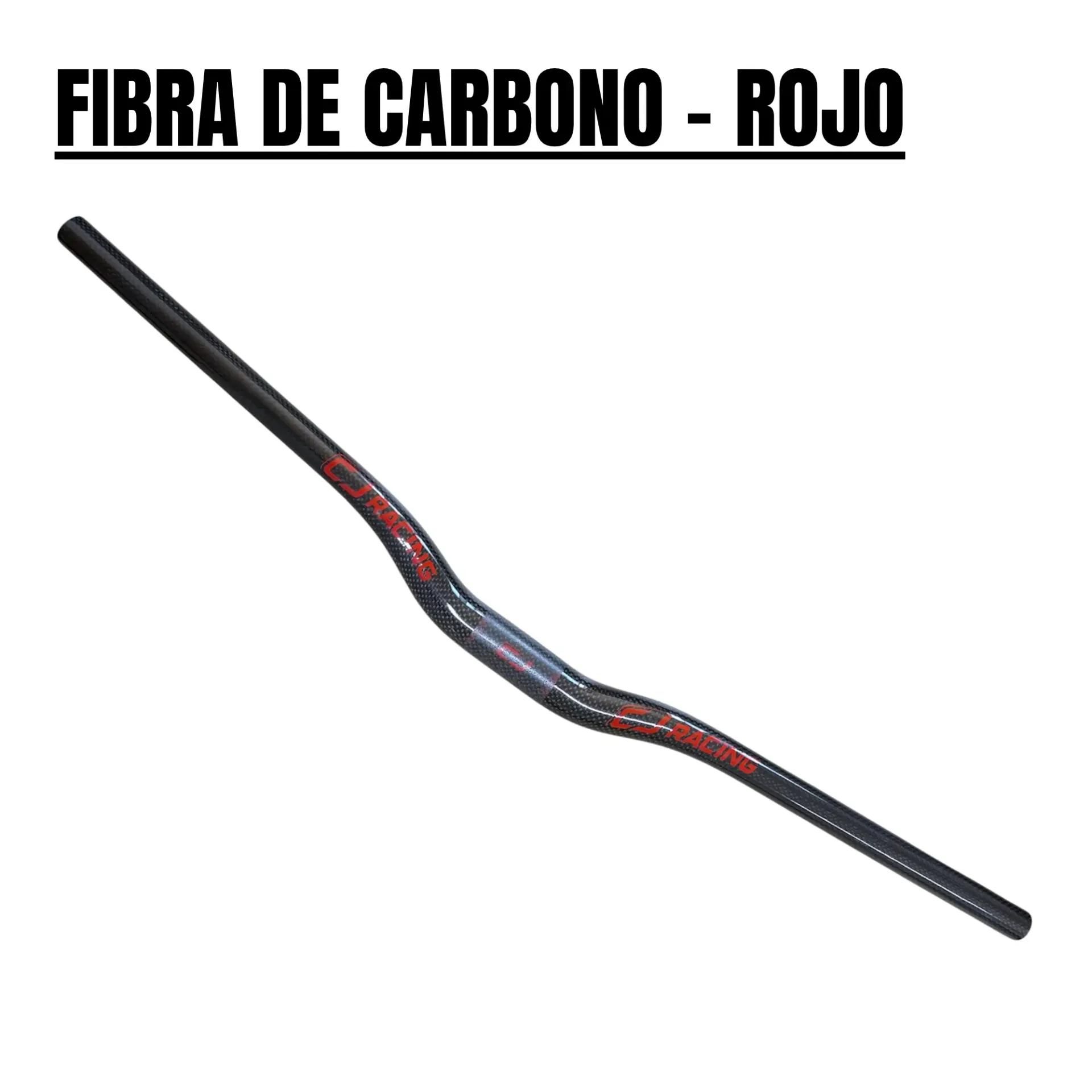 Manillar MTB Carbono (rojo)