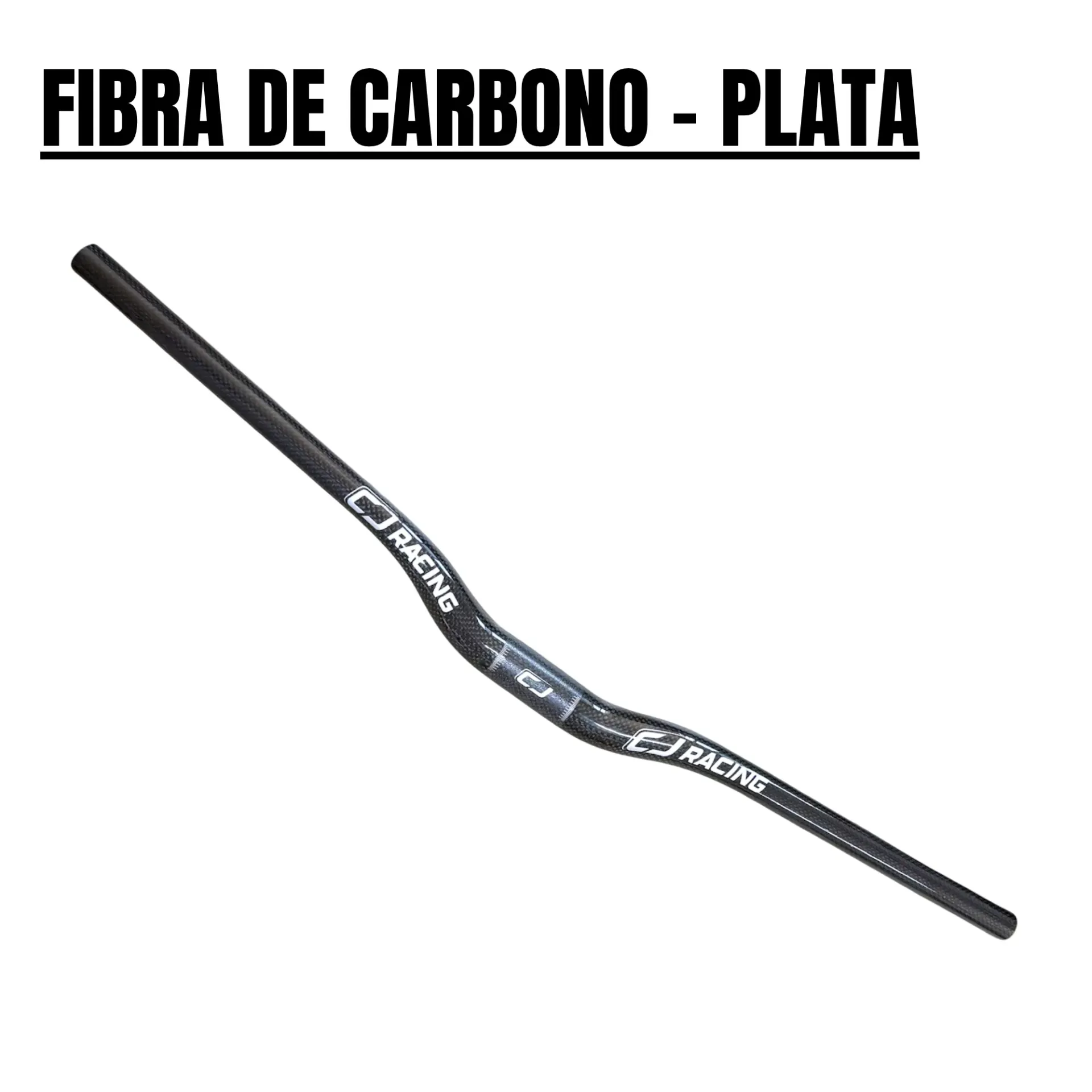 Manillar MTB Carbono (plata)