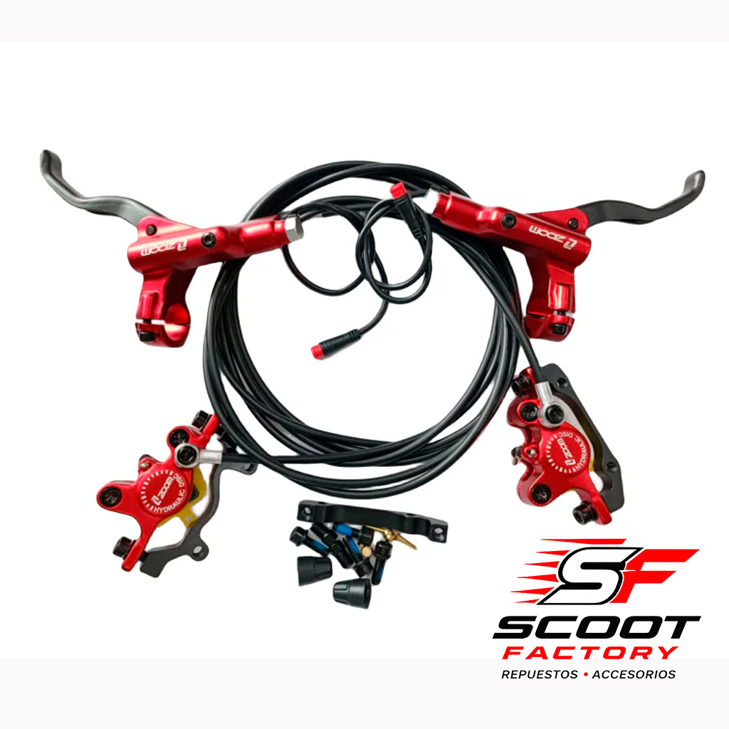 Kit de freno hidraulico ZOOM - ROJO