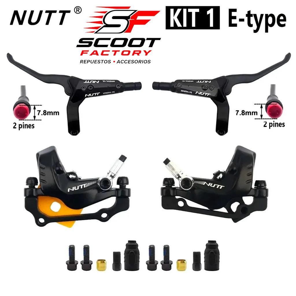 Kit de Frenos NUTT 4 Pistones (kit 1)